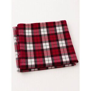 Sur La Table Plaid Tablecloth Square 70x70" 100% Cotton Holiday Preppy Classic